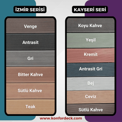 Zengin renk kartelası sizlerle