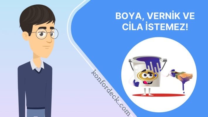 Artık kompozit deck ile bakım ihtiyacınız yok boya derdiniz yok